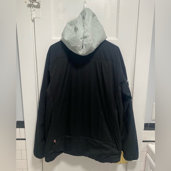 Backcountry Wolverine Cirque 2.0 Black Grey Hooded Insulated Puffer Snow Jacket - Picture 3 of 7